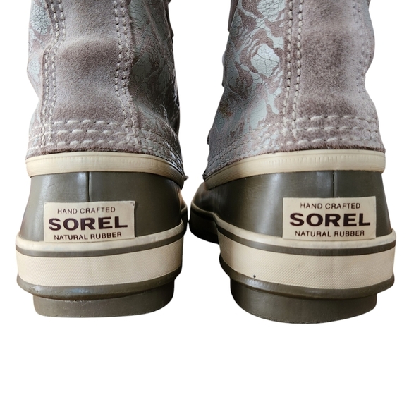 Sorel Laurel Leaf 1964 Diamond Boots | Size 10 | Waterproof Winter Lace-Up - Picture 9 of 14
